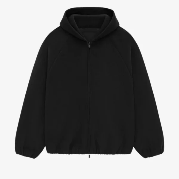 Brushed Bomber – Black Hooded